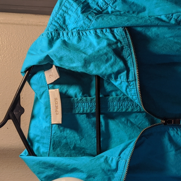 Turquoise Chico's Jacket - Picture 4 of 7